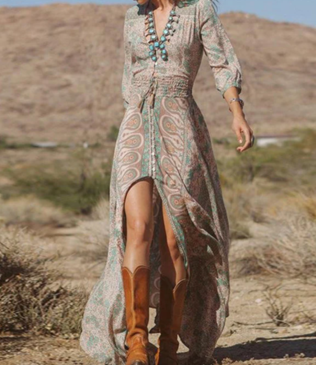 Mia - Bequem & Lässig Maxi Kleid für Frauen