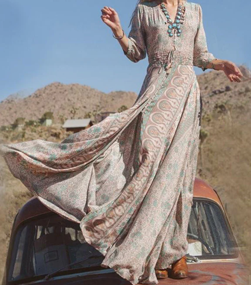 Mia - Bequem & Lässig Maxi Kleid für Frauen