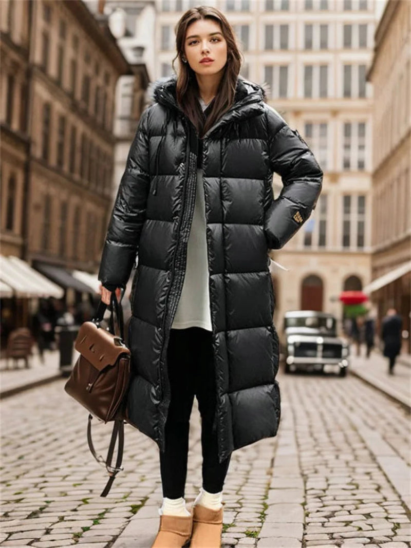 Women's Long Quilted Jacket