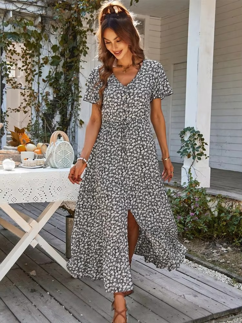 Floral vintage dress for women | Ideal for spring/summer