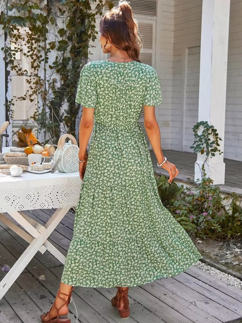 Floral vintage dress for women | Ideal for spring/summer