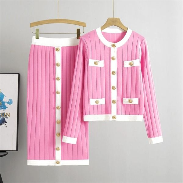 Half Skirt and Cardigan Two-Piece for Women | Perfect for All Seasons