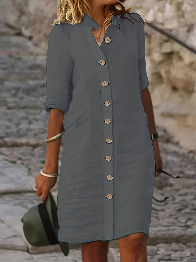Variant image for Emilia - Lässig & Schlicht Midikleid für Damen-17