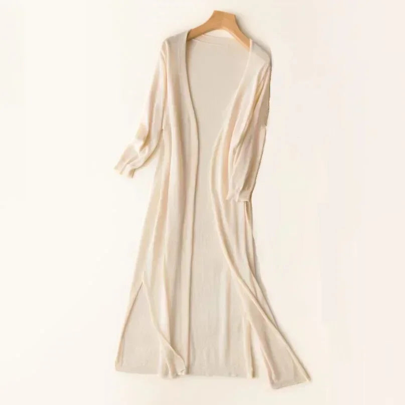 Women's cardigan with open front