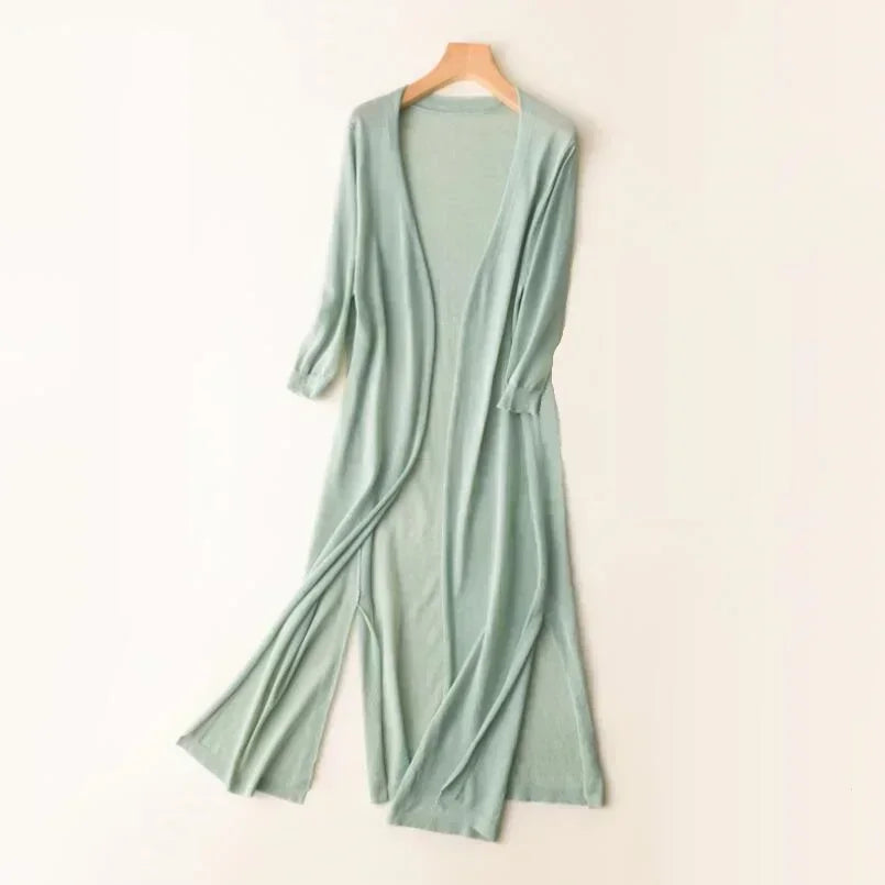 Women's cardigan with open front