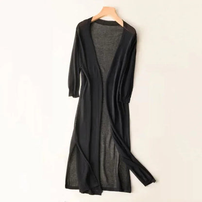 Women's cardigan with open front