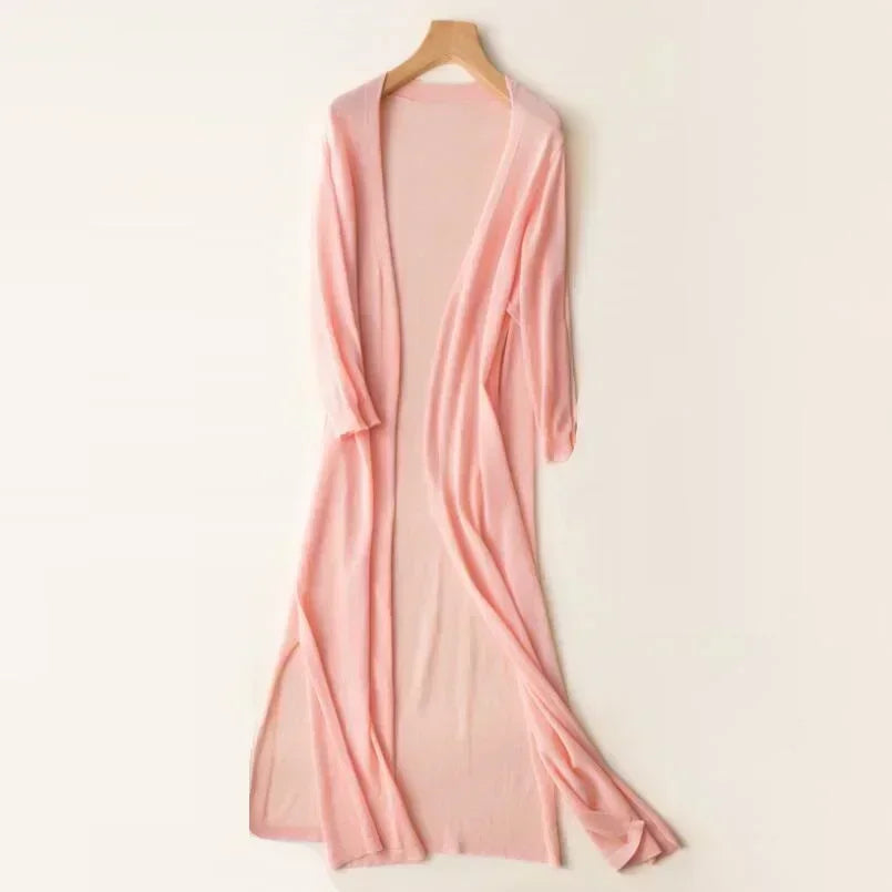 Women's cardigan with open front