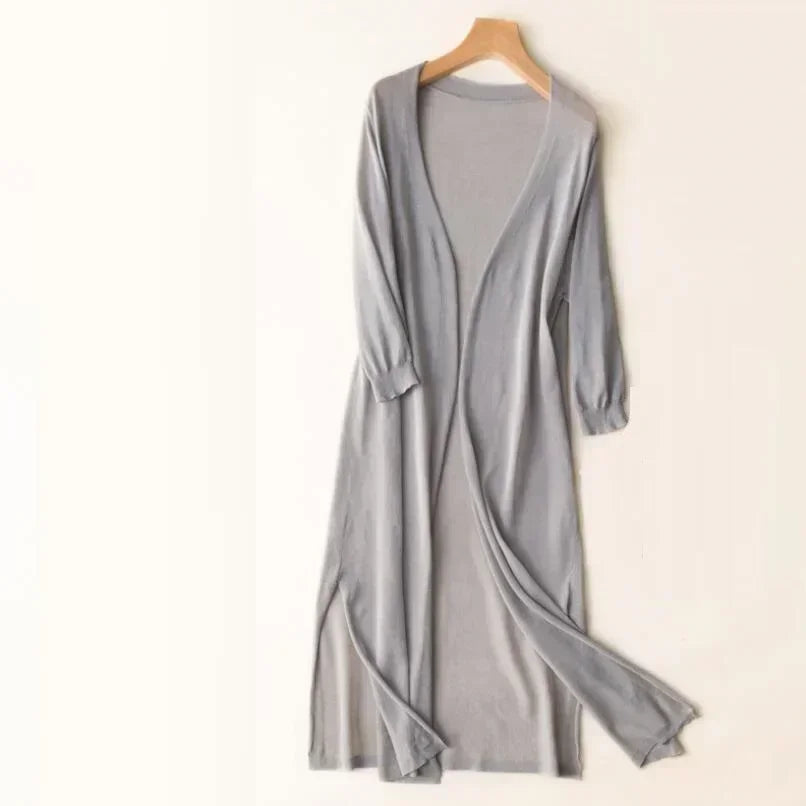Women's cardigan with open front