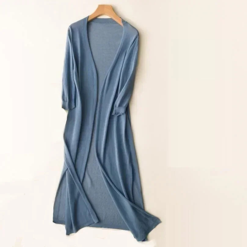 Women's cardigan with open front