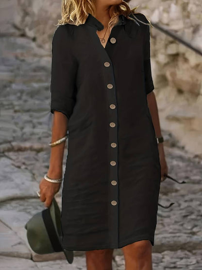 Variant image for Emilia - Lässig & Schlicht Midikleid für Damen-9