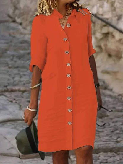 Romilly - Lässig & Schlicht Midikleid für Damen